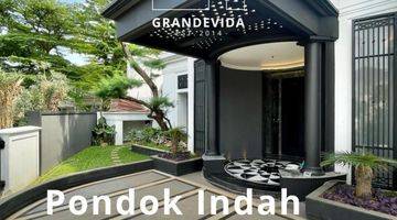 Gambar 1 RUMAH MEWAH KONDISI BARU SIAP HUNI DESIGN CLASSIC JALAN LEBAR DI PONDOK INDAH JAKARTA SELATAN