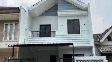 tampak depan dijual rumah baru minimalis klasik