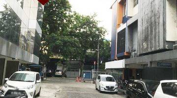 tampak depan 2 ruko gandeng, komplek ruko