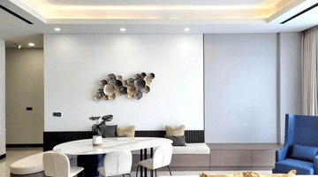 Gambar 3 The Pakubuwono Menteng Apartment For Rent 3 Bedrooms Furnished With Nice Modern Interior Design