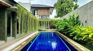 Gambar 3 New Luxury Modern Tropical Veteran - Bintaro Private Pool Rooftop Full Marmer LT: 480