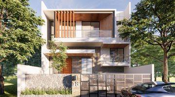 Gambar 1 Rumah Minimalis Modern Split Level 2.5 Lantai Di Woodland Wl Citraland Surabaya Barat