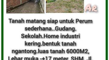 Gambar 4 Tanah Matang Siap Dibangun Cocok Untuk Perum Sederhana. Sekolah. Gudang Atau Home Industri Kering