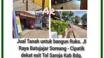 Gambar 2 Tanah Cocok Dibangun Ruko, Minimarket, Usaha Perdagangan Atau Kantor, Jl Batujajar Soreang Cipatik Kec Kutawaringin. Kabupaten Bandung 