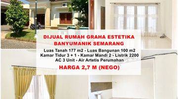 Gambar 1 Dijual Rumah Cluster Graha Estetika Banyumanik Semarang