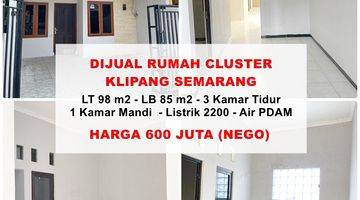 Gambar 1 Dijual Rumah Cluster Siap Huni Klipang Tembalang Semarang