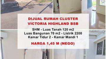 Gambar 1 Dijual Rumah Cluster Victoria BSB Semarang