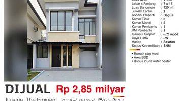 Gambar 2 Dijual Rumah 2 Lantai Di Illustria The Eminent Bsd City Tangerang Bagus Siap Huni SHM Sel 