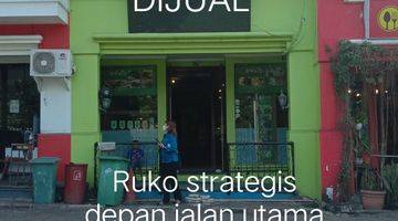 Gambar 1 Ruko murah sertifikat di jalan utama Thamrin Sentul city bogor