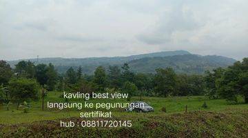 Gambar 3 Kavling sertifikat best view gunung di Notridge golf Sentul city