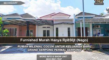 Gambar 1 Rumah Murah Serpong 1 Lantai Furnished Grand Serpong Permai SHM