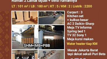 Gambar 1 Rumah Dalam Mini Cluster Di Joglo + Seluruh Isinya (furnished)