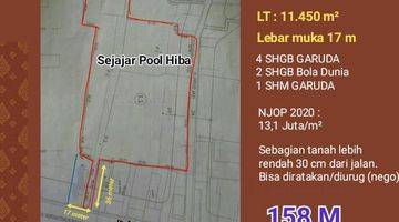 Gambar 1 Lahan Bagus 11.450 M2 Zona Abu-Abu Jl Raya Bekasi Dekat Pool Hiba