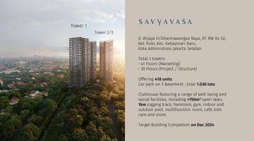 Gambar 1 Savyavasa Dharmawangsa Luxury Apartments