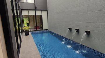 kolam renang rumah resort villa pelican hill,