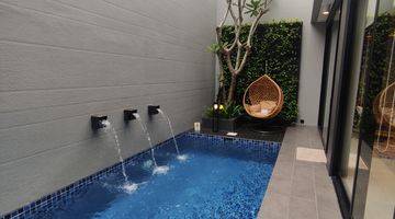 kolam renang rumah resort minimalis, pelican hill,