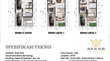 Gambar 5 Townhouse Mewah 3 Lt..terjangkau, Di Jak Sel, Bebas Semua Biaya 