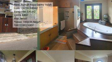 Gambar 1 RENT/SALE: TERMURAH Rmh raya darmo indah surabaya barat, STRATEGIS, ada jacuzi, sgt terawat; Juga DIJUAL DROPP 9jt/m +Bangunan 5jt/m ONLY 3.7M.