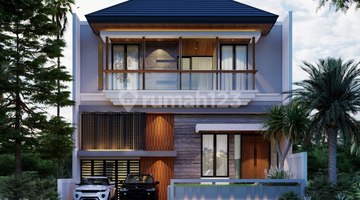 tampak depan rumah citraland waterfront ciamik gress