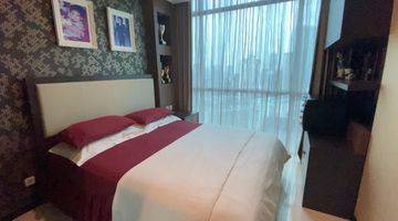 kamar tidur apartemen full furnished di bellagio