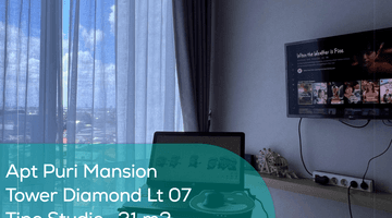 Gambar 1 Apartement Puri Mansion Tower Diamond Lt 07, Studio, Full Furnished