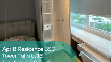 Gambar 1 Apartement B Residence BSD Tower Tulip Lt 12, Studio, Full Furnished