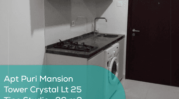 Gambar 1 Apartement Puri Mansion Tower Crystal Lt 25, Studio, Semi Furnished