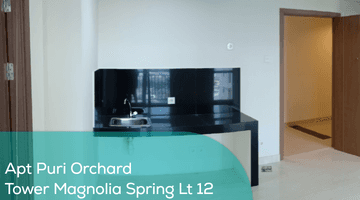 Gambar 1 Apartement Puri Orchard Tower Magnolia Spring Wing B Lt 12, 2br, Non Furnished