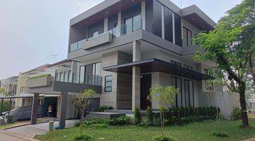 Gambar 1 Rumah Hoek Mewah 3 Lantai 4 Kamar Bergaya Modern Minimalis di Green Cove Bsd M509