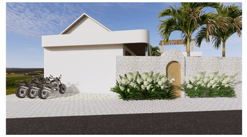 Gambar 1 Villa Baru 3 Br Seseh Canggu Mediteranian Style Ready Desember