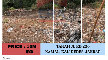 Gambar 1 Dijual Tanah Jl Kb 200, Kamal, Kalideres Jakarta Barat