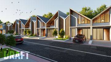 tampak depan rumah murah clust thalasa galuh