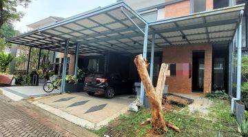 tampak depan rumah minimalis modern di cluster