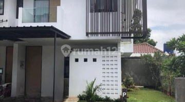 tampak depan rumah siap huni dalam cluster