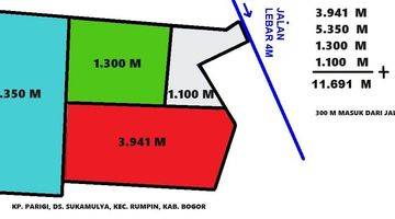 Gambar 3 Jual Tanah Perkebunan Area Rumpin Bogor Strategis