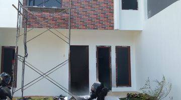 tampak depan rumah baru carpot 2 mobil