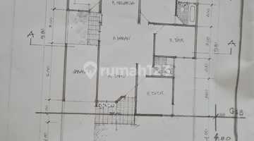 ruang tamu rumah di villa cipinang indah