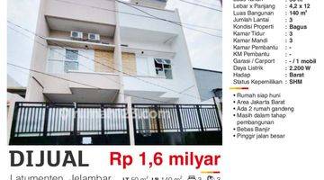 Gambar 1 Rumah 3 Lantai Inden Di Jelambar, Jakbar