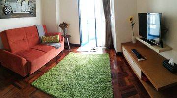 ruang keluarga apartement park royale, 2br, bagus,