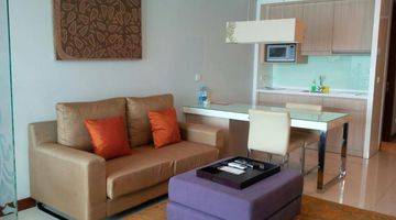 ruang keluarga apartement citadines rasuna 1 br