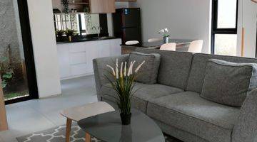 ruang tamu rumah pondok ranji fully furnished