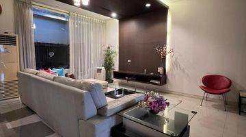 ruang keluarga rumah citrasun bukitsari full furnish
