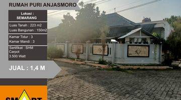 tampak depan jual rumah puri anjasmoro hook