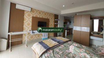 kamar tidur apartemen dago suites tipe studio,