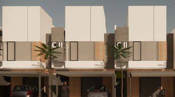 tampak depan townhouse ciracas jakarta timur, harga
