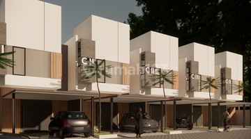 tampak depan townhouse ciracas jakarta timur, harga