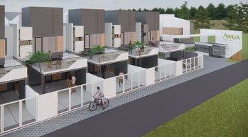 tampak depan townhouse ciracas jakarta timur, harga
