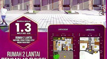 Gambar 2 Rumah multi fungsi 3kamar, 2 carport di tangsel