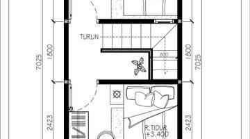 Gambar 2 Rumah 1 & 2 lantai bisa custem modern minimalis di Cipayung Jakarta timur