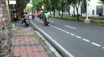 tampak depan dijual tanah kavling puri indah